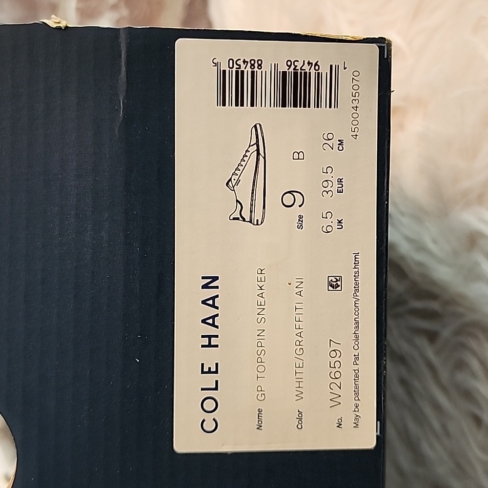 Cole Haan Women's GrandPro Topspin Sneakers White/Graffiti, Size 9B - Picture 17 of 17
